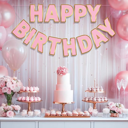 Happy Birthday Banner - 9ft Pre-Strung Happy Birthday Sign - Image 6