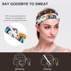 Headbands for Men Women Non Silp Sweatband or Running, Cycling, Basketball, Tennis, Yoga Fitness Hairband for Unisex (Butterfies Watercolor Splashes Butterfly)