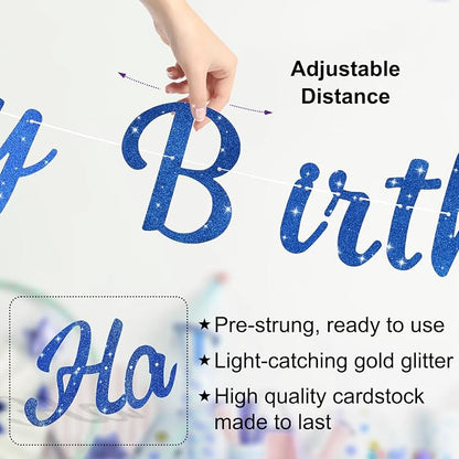 Pre-Strung Happy Birthday Banner, NO DIY Party Decorations | Birthday Party - Image 3