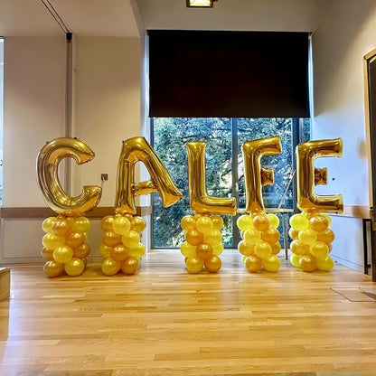 Letter Balloons Gold, 40 Inch Alphabet Name Balloons, Large Mylar Self - Image 6