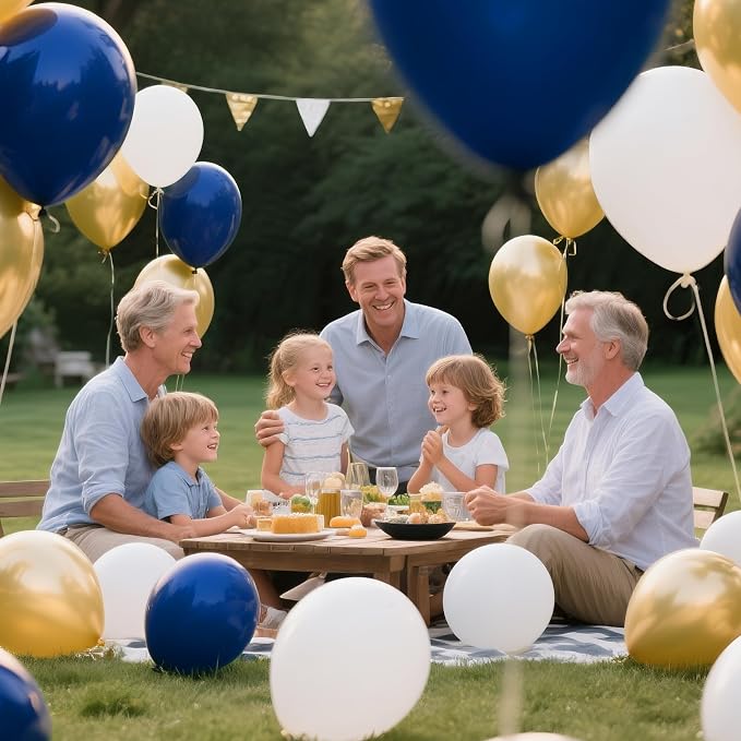 18 Inch Navy Blue Balloons 12 Pack Big Balloons Thick Large Latex Balloon Dark - Image 6