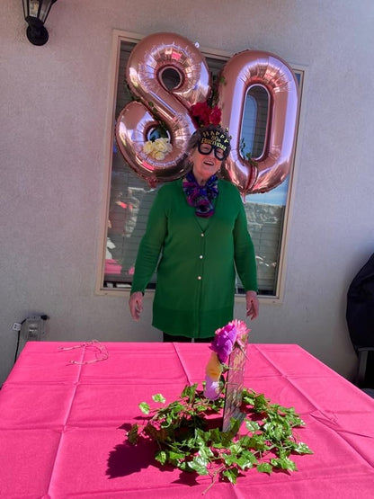 8 Balloon Number 40 Inch Pink Balloons - Image 2