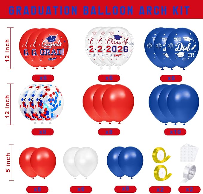 2026 Graduation Decorations, Balloons Boxes - Image 3