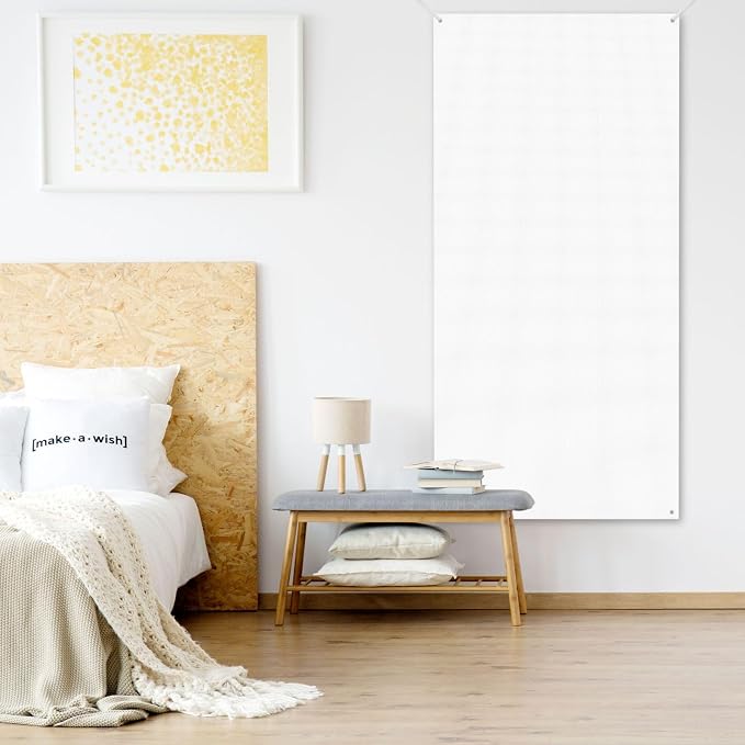 Custom Door Cover Banner, Plain White | Decoration Banner Background Sign - Image 5