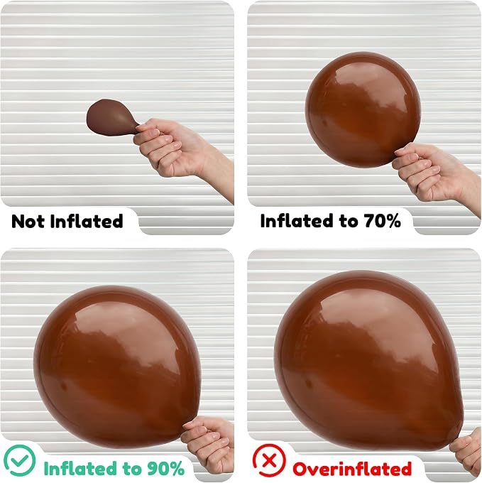 Brown Balloons, Baby Shower, Anniversary, Graduation, Wedding Decorations - Image 6