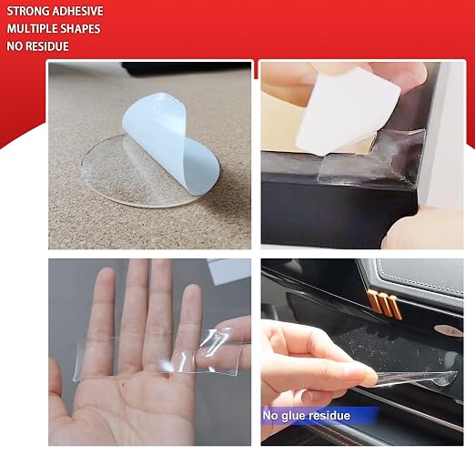 Double Sided Sticky Tape, No Glue Residue Removable Stickers - Image 2