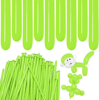 Light Green Long Balloons Premium 260 Twisting Balloons Animals Magic by ZBYDNG