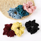 6Pcs Scrunchies for Women, Premium Satin Hair Scrunchies Sleep, All Hair Types, Colorful