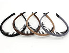 Zig Zag Hairbands - Head Bands for Women's Short Hair, Non-Slip Hair Accessories (4 Colors)
