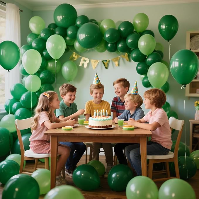 Dark Green Balloon 12 Inch - Image 8