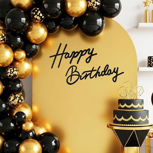 TONIFUL Happy Birthday Sign for Backdrop by TONIFUL