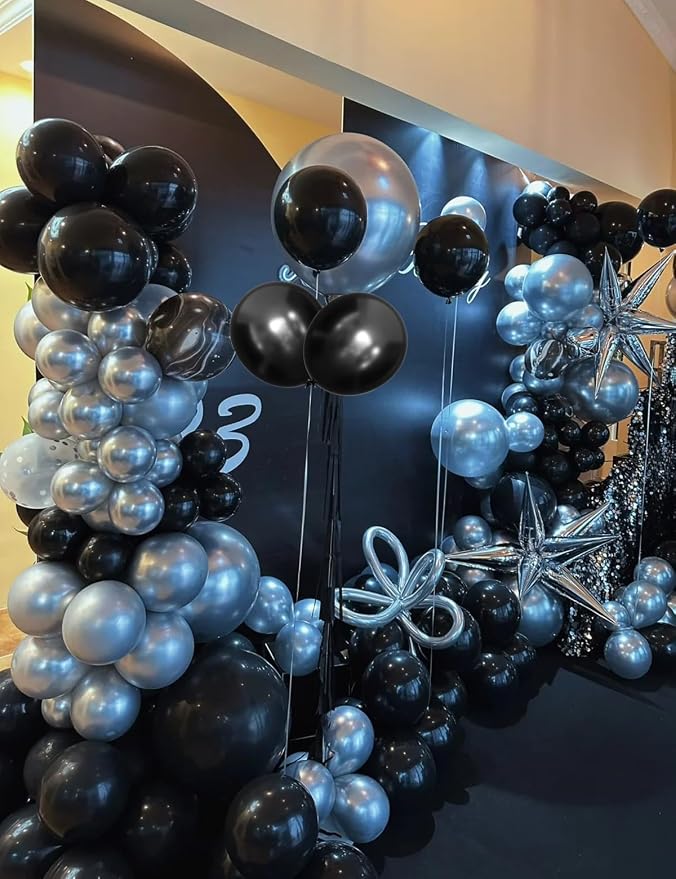 Black Balloons 12 inch - Image 5