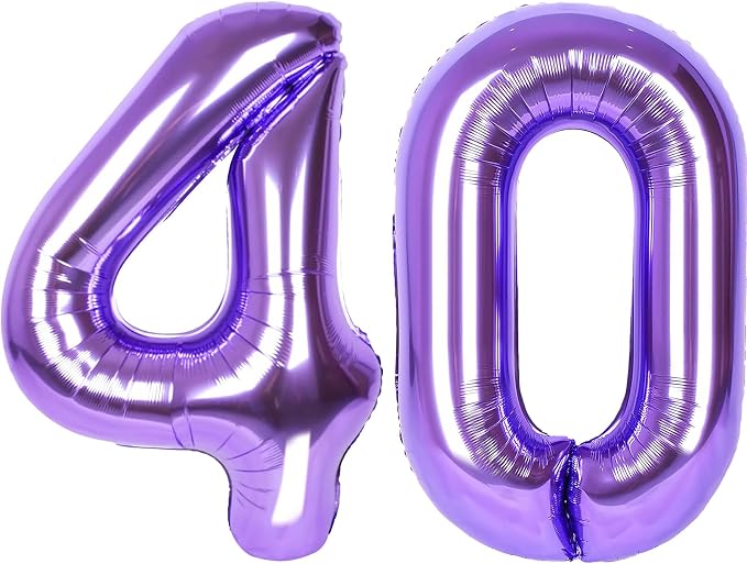 Number Balloons for Birthday Decorations by United-UnicornsParty