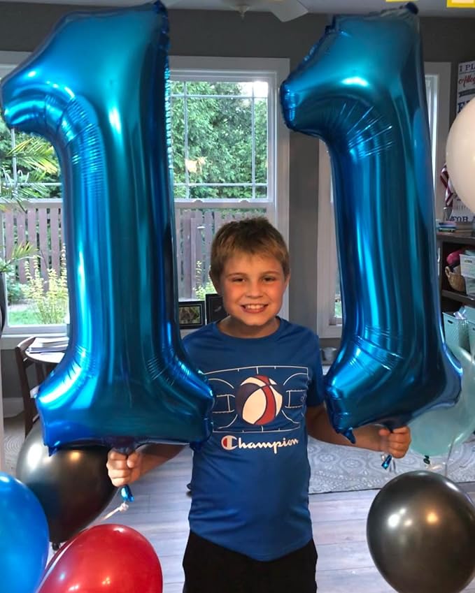 Navy Blue 11 Balloon - Image 3