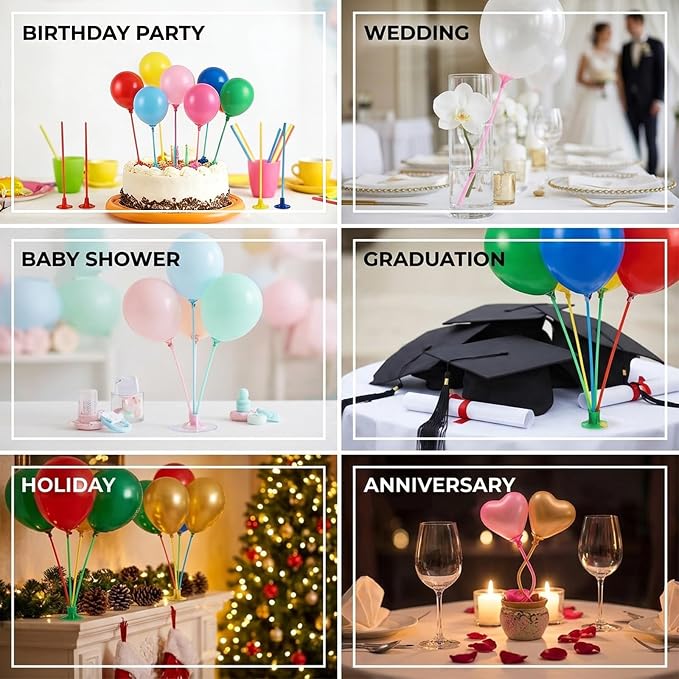 Chedin 20 Pcs Balloon Sticks - Image 4