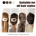Large Flat Hair Clips for woman,4PCS French Flat Hair Claw Clips,Duckbill Hair Clips for Thick and Thin Hair,Matte No-Slip Hair Clip Strong Hold Barrettes (Multicolor)