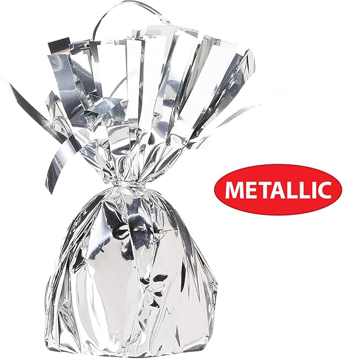 Beistle Metallic Wrapped Balloon Weight – 6 Pack, Party Decoration Accessories - Image 3