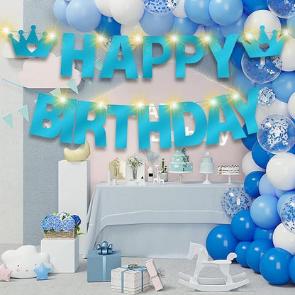 129Pcs Glitter Customizable Banner Kit DIY Custom Letter Banners DIY Boy Happy - Image 5
