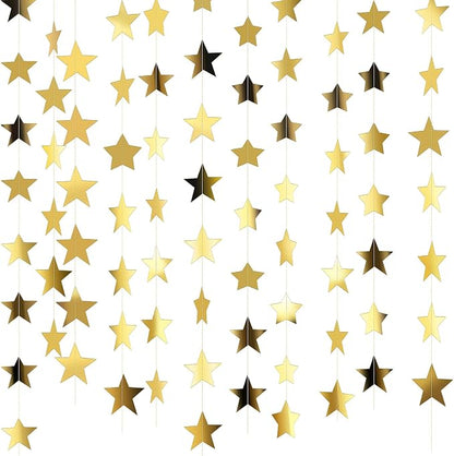 Patelai 130 ft Star Garland Banner Decor by Patelai