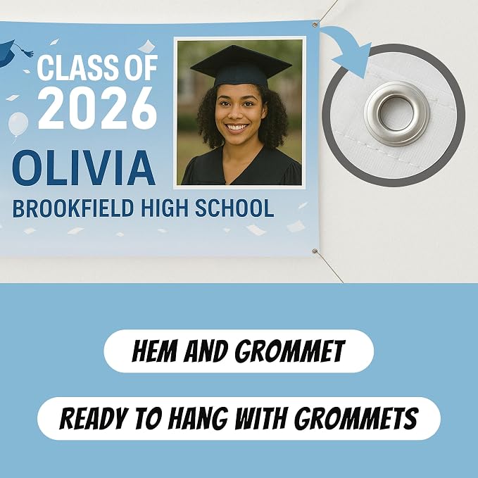 Custom Graduation Banner Class of 2026 - Image 3