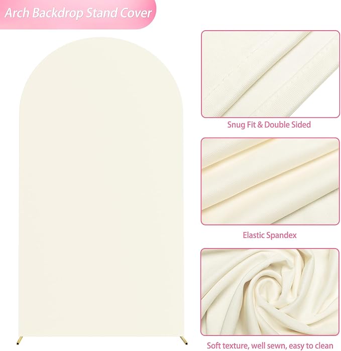 6.6FT Arch Backdrop Stand and Cover Set, Arch Stand - Image 5