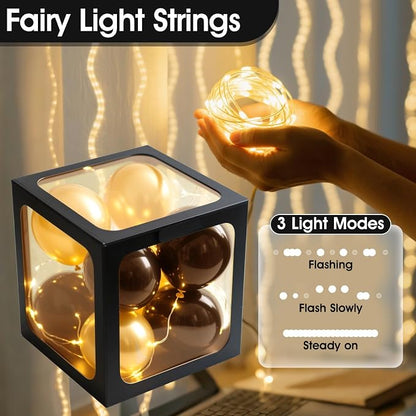 Ledido Baby Boxes with Letters & Fairy Lights - Image 2