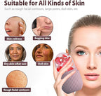 XHJRI Ice Face Roller Massager,Ice Cube Roller for Face, Eyes and Neck Naturally Conditioning and Skin Care,De-Puff Eye Bags,Reduce Migraine Pain,Reusable Massage Silicone Ice Mold (Brown)