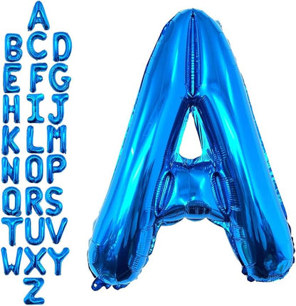 40 Inch Blue Letter A Balloons, DIY Phrase Foil Alphabet Letter A Balloons DIY by LHOAVWE