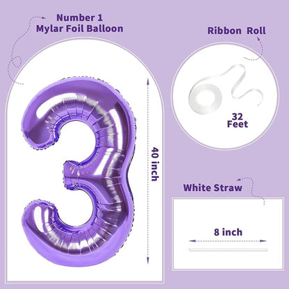 Number Balloons for Birthday Decorations - Image 2