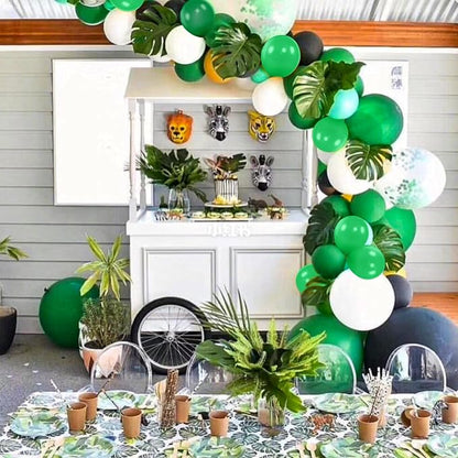 Green Balloons 110Pcs, 5 Inch Small Green Latex Party Balloons, Mini Thick - Image 6