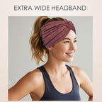 Wide Headbands For Women Extra Large Headband Twisted Knot Head Bands For Women's Hair Band Scarf Turban Accessories 6 Pack