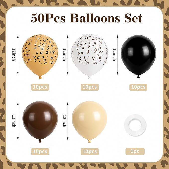 Cheetah Print Balloons - Image 2