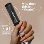 Pro Vibrating Ceramic Tourmaline Ionic Flat Iron, 1.75-inch | Fast, Frizz-Free Ceramic Hair Straightener: Easy, Gentle Glide for Waves, Curls, Smooth Hair | Professional Hair Styling Tools