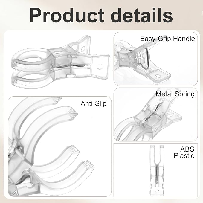 40 Pack Large Balloon Arch Clips - Image 3