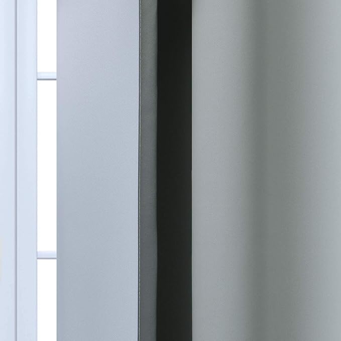 Yakamok Ombre Curtains Grey and Greyish White - Image 7