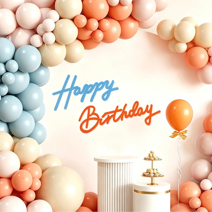 TONIFUL Happy Birthday Sign for Backdrop by TONIFUL