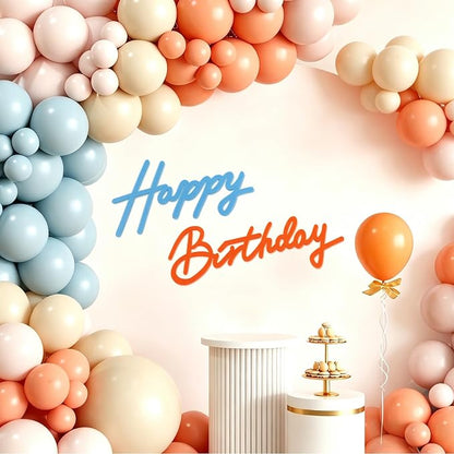 TONIFUL Happy Birthday Sign for Backdrop by TONIFUL