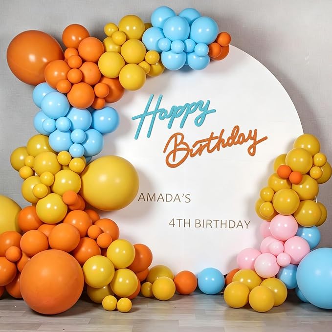 TONIFUL Happy Birthday Sign for Backdrop - Image 5