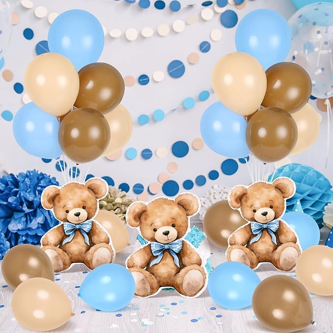 4 Sets Balloon Stand Kit for Table Bear Baby Shower Tables Centerpieces - Image 2