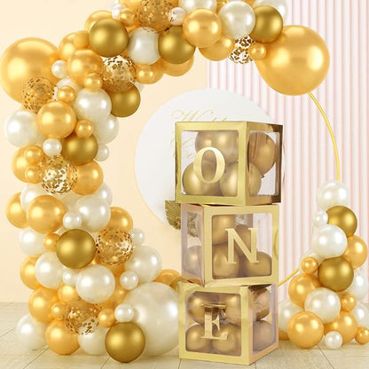 Voircoloria First Birthday Decorations One Balloon Boxes - Image 6