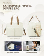 Gym Bag Womens,Travel Duffel Carry on Bag Sport Tote Bag Weekend Overnight Bag