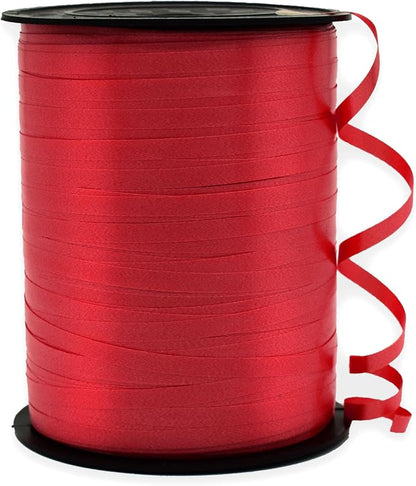 Curling Ribbon Red Ribbon for Gift Wrapping 500 Yards x 1/5" Wide | Balloon by IEDASINGSCHOICE