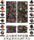 Headband Neck Gaiter Head Wrap Headwear Face Mask Magic Scarf Bandana for Men and Women