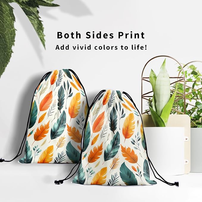 Giwawa Colorful Leaves Gymnastics Grip Bag Palm Leaf Grip Bag - Image 7