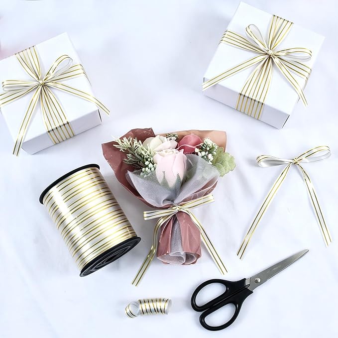 TONIFUL 250 Yards Silver Curling Ribbon - Image 5