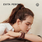 EVITA PERONI 12 Pcs Hair Ties, High Elastic Ponytail Holders, Hair Ties No Damage for Thick Curly Hair Women Men (Misty Matcha)