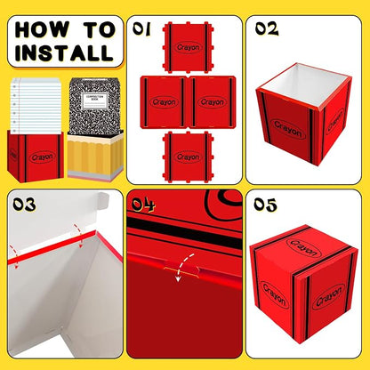 Back to School Balloon Boxes Decoration - Image 5