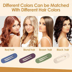 Small Flat Hair Clips for Women Lay Down Clips for Thin Hair Accessories 8pack