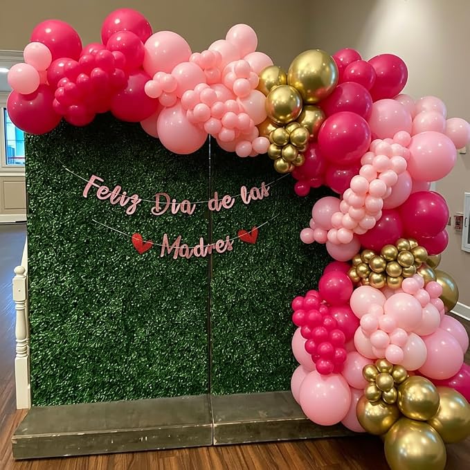 Pink Balloons Arch Kit 188pcs - Image 4