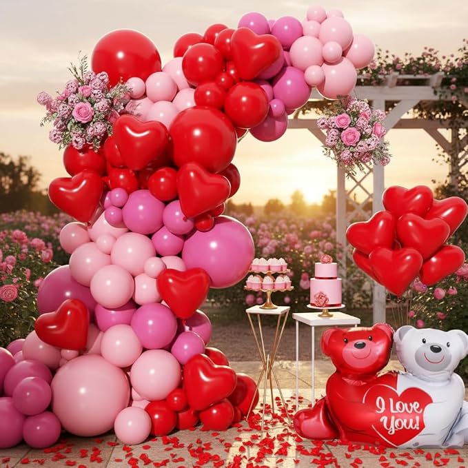 Valentines Day Balloons Garland Arch Kit - Image 6